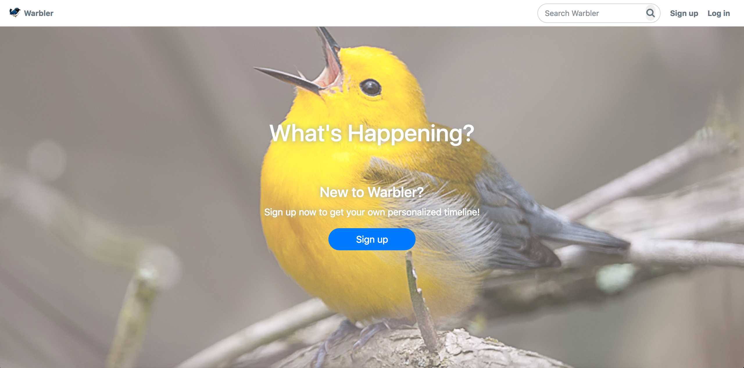 warbler app